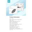 Devia Qi univerzális vezeték nélküli töltő állomás - 15W - Devia UFO Series Ultra Thin Wireless Charger - grey - Qi szabványos