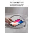 Devia Qi univerzális vezeték nélküli töltő állomás/LED lámpa - 5V/1A - Devia Moon Series Wireless Charger With Lamp - Qi szabványos