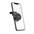 Univerzális szellőzőrácsba illeszthető mágneses PDA/GSM autós tartó - HOCO CA59 Strong Magnetic Holder - ezüst