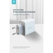 Devia hálózati töltő adapter Type-C + USB bemenettel - 20W - Devia Smart Series PD3.0 + QC3.0 - Qualcomm Quick Charge 3.0 - white