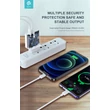 Devia hálózati töltő adapter Type-C + USB bemenettel - 20W - Devia Smart Series PD3.0 + QC3.0 - Qualcomm Quick Charge 3.0 - white