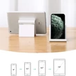 Univerzális asztali állvány telefon vagy tablet készülékhez - fekete