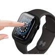 Apple Watch 4/5/6/SE (40 mm) védőtok beépített edzett üveggel - DEFENSE 360 - fekete (ECO csomagolás)
