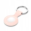 Szilikon védőtok és rögzítő kulcstartó Apple AirTag nyomkövetőhöz - pink (ECO csomagolás)