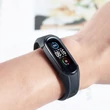 Xiaomi Mi Smart Band 5/Mi Smart Band 6 aktivitásmérőhöz szilikon csuklópánt - Armor - fekete