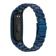 Xiaomi Mi Smart Band 5/Mi Smart Band 6 aktivitásmérőhöz fém szíj rozsdamentes acélból - kék