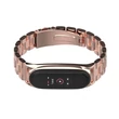 Xiaomi Mi Smart Band 5/Mi Smart Band 6 aktivitásmérőhöz fém szíj rozsdamentes acélból - rose gold