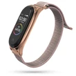 Xiaomi Mi Smart Band 5/Mi Smart Band 6 aktivitásmérőhöz csuklópánt - Nylon - rose gold