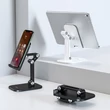 HOCO univerzális asztali telefon/tablet tartó 4,7-13" méretű készülékhez - HOCO PH34 Folding Desktop Stand - fekete