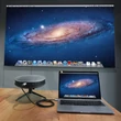 HOCO Type-C + HDMI kábel 1,8 m-es vezetékkel - HOCO UA13 Type-C to HDMI Adapter Full HD/4K - szürke/fekete