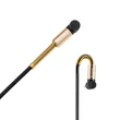 HOCO 3,5 - 3,5 mm jack audio kábel 1 m-es vezetékkel - HOCO UPA02 Aux Audio Cable - fekete/arany