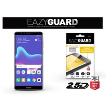 Huawei Y9 (2018) gyémántüveg képernyővédő fólia - Diamond Glass 2.5D Fullcover - fekete