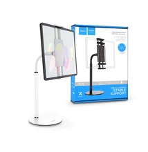 HOCO univerzális asztali telefon/tablet tartó 4,7-10" méretű készülékhez - HOCO PH30 Metal Desktop Stand - fehér