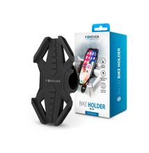 Univerzális kerékpárra szerelhető telefontartó 4-6" méretű készülékekhez - Forever BH-120 Bike Holder - fekete