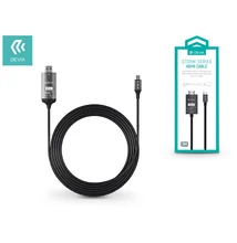 Devia USB Type-C - HDMI kábel 2 m-es vezetékkel - Devia Storm Series HDMI Cable - black