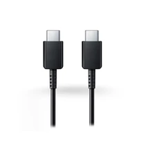 Samsung gyári USB Type-C - USB Type-C adat- és töltőkábel 100 cm-es vezetékkel - EP-DG977BBE - black (ECO csomagolás)