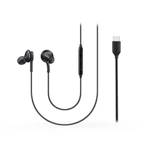 Samsung gyári sztereó J.B. szett - EO-IC100BBE tuned by AKG - Type-C csatlakozó - black (ECO csomagolás)