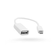 Micro USB - OTG USB kábel - fehér