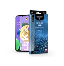 LG K42/K52/K62 rugalmas üveg képernyővédő fólia - MyScreen Protector Hybrid Glass - transparent