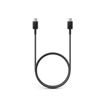 Samsung gyári USB Type-C - USB Type-C adat- és töltőkábel 100 cm-es vezetékkel - EP-DA705BBE - black (ECO csomagolás)