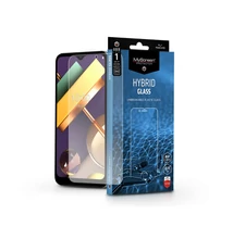 LG K22 LM-K200E rugalmas üveg képernyővédő fólia - MyScreen Protector Hybrid Glass - transparent