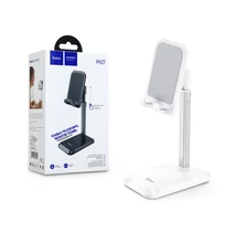 HOCO univerzális asztali telefon/tablet tartó 4,7-10" méretű készülékhez - HOCO PH27 Stable Telescopic Desktop Stand - fehér