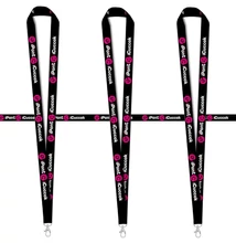 Full color egyedi nyakpánt cseppkarabínerrel