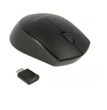 Delock 12526 vezeték nélküli USB Type-C™ fekete egér