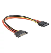 Delock 60131 SATA 15 Pin apa > SATA 15 Pin anya 30 cm hosszabbító tápkábel