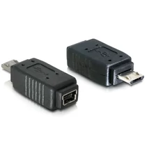 Delock 65063 Adapter USB micro-B male to mini USB 5pin