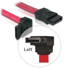 Delock 84220 SATA piros felfele/egyenes csatl. 50 cm összekötő kábel