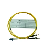 Optic 2m LC/UPC - ST/UPC SM 9/125 OS2 LSOH DLX Optikai Patch kábel