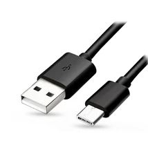 Samsung gyári USB - USB Type-C adat- és töltőkábel 1 m-es vezetékkel - EP-DG970BBE Type-C - black (ECO csomagolás)