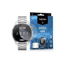 Huawei Watch 3/Watch 3 Pro (48 mm) rugalmas üveg képernyővédő fólia - MyScreen Protector Hybrid Glass - 2 db/csomag - transparent