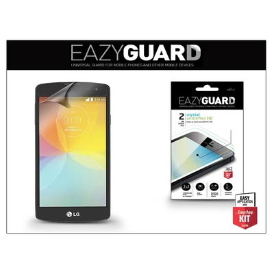 LG D390N F60 képernyővédő fólia - 2 db/csomag (Crystal/Antireflex HD)