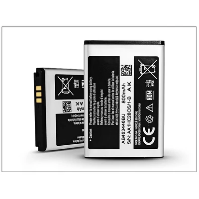 Samsung E250/F250/M310/M620/X160/E1120/E2210 gyári akkumulátor - Li-Ion 800 mAh - AB463446BUC (ECO csomagolás)