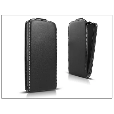 Slim Flexi Flip bőrtok - Microsoft Lumia 430 - fekete