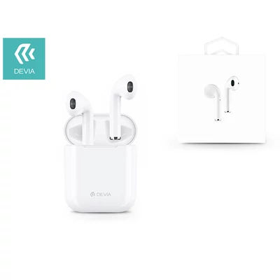 Devia sztereó Bluetooth headset v5.0 - AirPods TWS Wireless Bluetooth In-Ear C08 - white