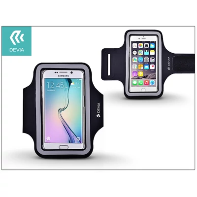 Univerzális kartok sportoláshoz - Devia Slim Fit Armband - black