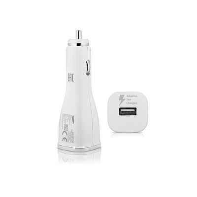 Samsung gyári USB szivargyújtós töltő adapter - 5V/2A - EP-LN915U white - Adaptive Fast Charging (ECO csomagolás)