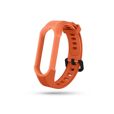 Xiaomi Mi Smart Band 5/Mi Smart Band 6 aktivitásmérőhöz szilikon csuklópánt - Armor - narancs