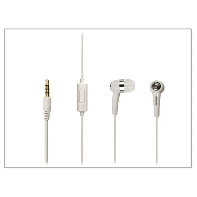 Samsung gyári felvevős sztereó J.B. szett - EHS48ESOWE white (csomagolás nélküli) - 3,5 mm jack - fekete csatlakozós
