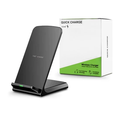 Extreme Qi univerzális vezeték nélküli töltő állomás - 10W - Extreme WR-2 Wireless Charger - Qi szabványos - fekete
