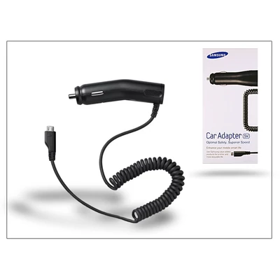 Samsung gyári micro USB szivargyújtós töltő - 5V/1A - ECA-U16C
