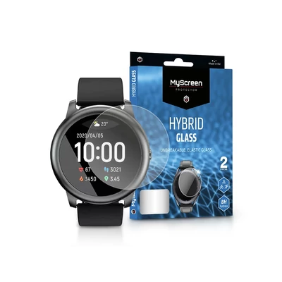 Xiaomi Haylou Solar LS05 rugalmas üveg képernyővédő fólia - MyScreen Protector Hybrid Glass - 2 db/csomag - transparent