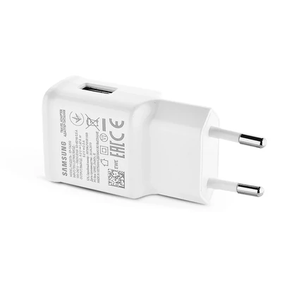 Samsung gyári USB hálózati töltő adapter - 5V/2A - EP-TA200EWE white - Adaptive Fast Charging (ECO csomagolás)