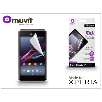 Sony Xperia E1 képernyővédő fólia - Made for Xperia Muvit - 2 db/csomag - matt/glossy