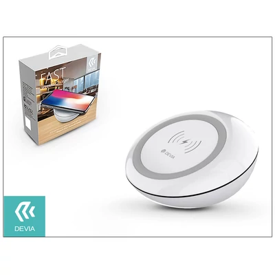Devia Qi univerzális vezeték nélküli töltő állomás - 5V/2A - Devia Fast Wireless Charger - white - Qi szabványos