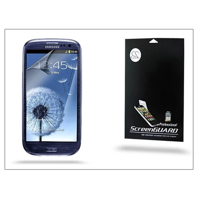 Samsung i9300 Galaxy S III képernyővédő fólia - Anti Finger - 1 db/csomag