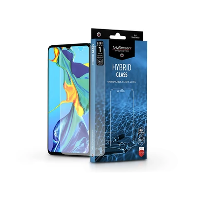 Huawei P30 rugalmas üveg képernyővédő fólia - MyScreen Protector Hybrid Glass - transparent